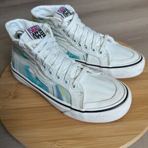 Vans Sk8-Hi 138 Resin Swirl Retro High Top Tapered Skate Sneakers Women's Size 7